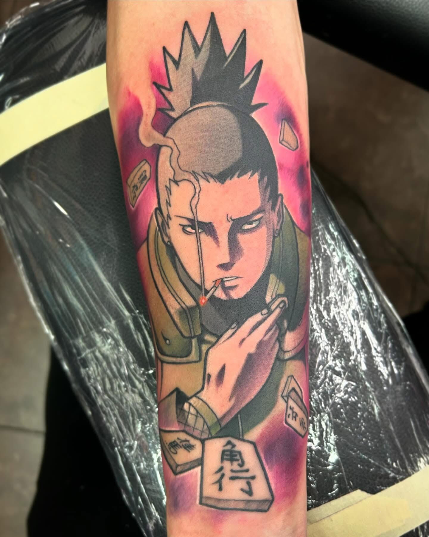 Manga tattoo by Cody Crochet - Cursed Ink Society artistry